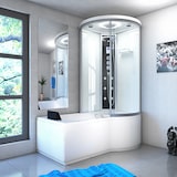 thumbnail of Kombination Badewanne Dusche K55-L03-EC Duschtempel 170x100 cm