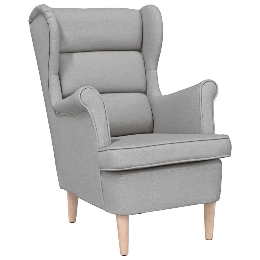 vidaXL Sessel Wolkengrau 74x84x100 cm Stoff
