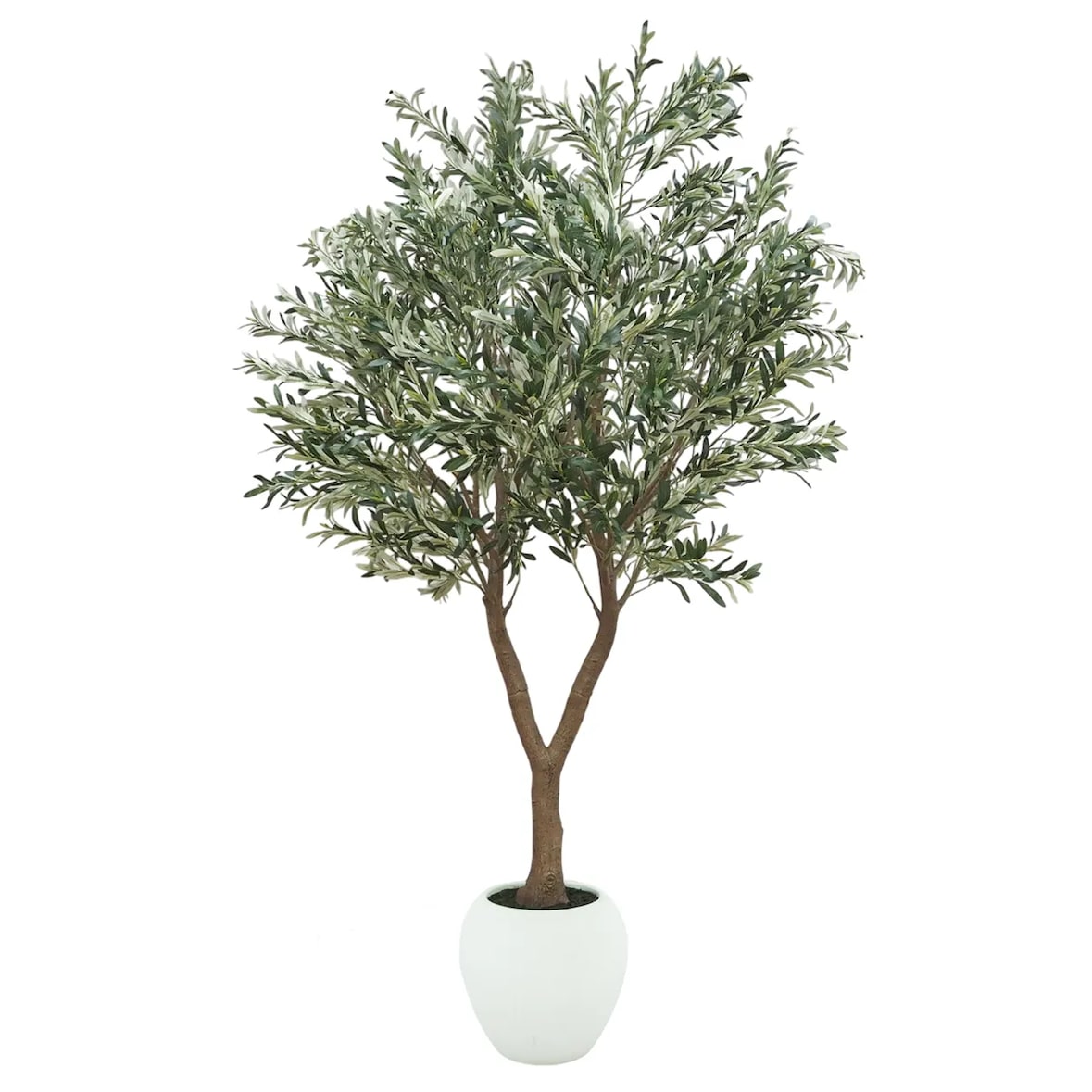 LIGNE DECO Olivier artificiel pot blanc 240cm