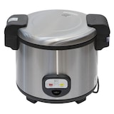 thumbnail of METRO Professional Olla arrocera GRC1950, acero inoxidable, 48x39x35 cm, Ø 34,7 cm, 12 L, rango de temp.: 155-165°C, 30 porciones en 45 minutos, plata