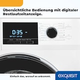 thumbnail of Exquisit Waschmaschine WA9214-340A weiss | 9 kg Fassungsvermögen | Energieeffizienzklasse A | 16 Waschprogramme | Kindersicherung | Startzeitvorwahl