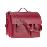 thumbnail of Ruitertassen Lehrertasche Leder Damen Herren Schultasche 40x31cm Aktentasche 2 Fächer rot