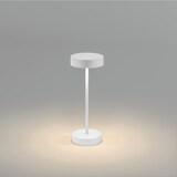 thumbnail of Lumisky SANDY MINI H25CM Kabellose Tischleuchte Aluminium Weiss