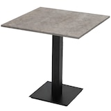thumbnail of Vierkante tafels 70x70 cm COMPACTO PREMIUM kleur graniet. Horecameubilair voor binnen en buiten van bar en restaurant – vierkante basis.