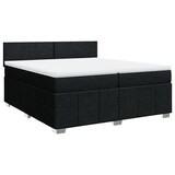 thumbnail of vidaXL Boxspringbett mit Matratze Schwarz 200x200 cm Stoff