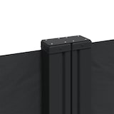 thumbnail of vidaXL Seitenmarkise Ausziehbar Schwarz 140x1200 cm