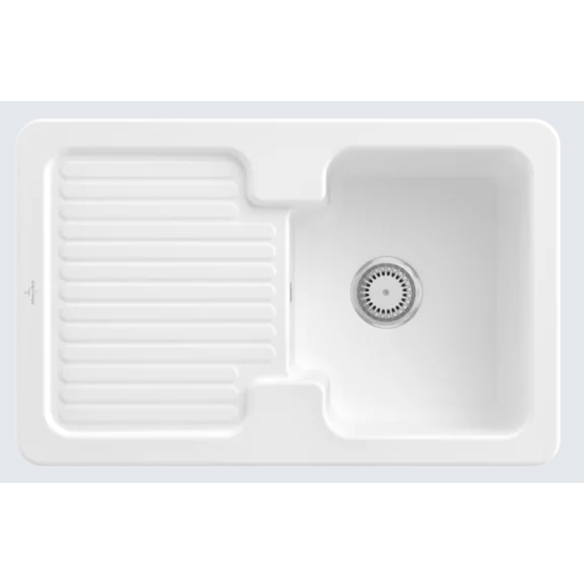 Villeroy&Boch Spülbecken, Küchenspüle Condor 45 Weiß Alpin 800x510mm, Unterschrankbreite 45cm