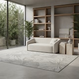 thumbnail of Küchenteppich Tropisch Robust Waschbar Strapazierfähig Terrasse Garten Grau 80x150 cm OEKO-TEX Schadstoffgeprüft – VENTOUX von Kadima Design