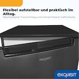 thumbnail of Exquisit Gefrierschrank GS81-040B inoxlook-az | 87 l Nutzinhalt, Energieeffizienzklasse B, 37 dB, 3 Gefrierschubladen, 4-Sterne-Gefrierteil