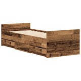 thumbnail of vidaXL Bettgestell ohne Matratze Altholz-Optik 90x200cm Holzwerkstoff