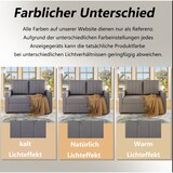 thumbnail of Multifunktionales Sofabett, faltbar, 127x75x94 cm, mit 2 Kissen und verstellbarer Rückenlehne, ideal für kleine Räume, Stoffbezug, Antikgrau