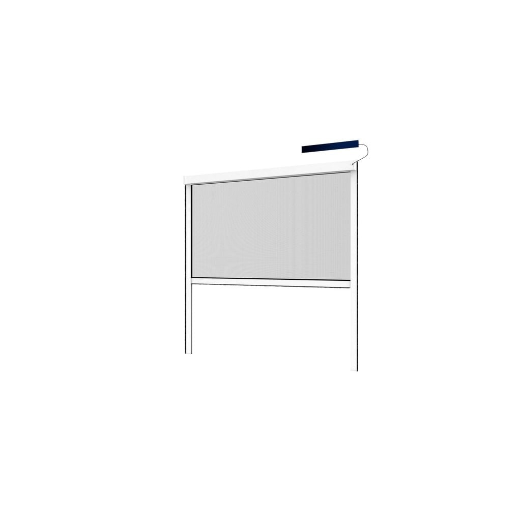 Hecht Insektenschutz Rollo elektrisch Solar 130x160 weiss 101830301-VH