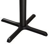 thumbnail of Bistrotisch 60x60 cm | Eiche Artisan | Gusseisengestell mit Kreuzfuß