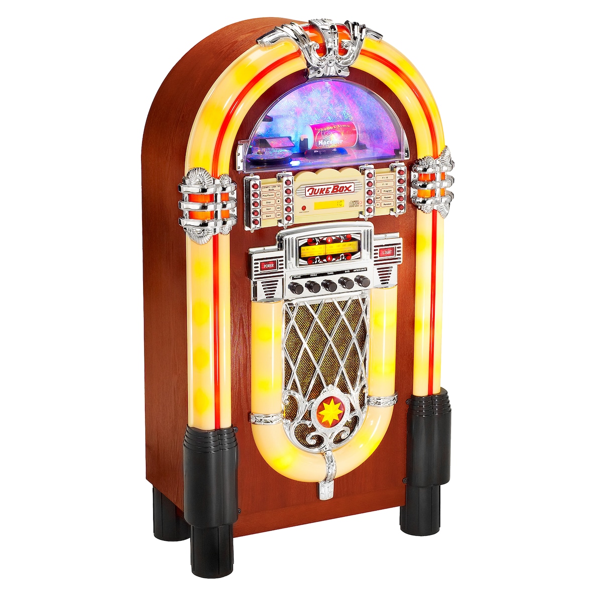 Karcher JB 6604 Jukebox (Retro Design, Schallplattenspieler)