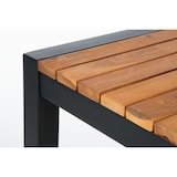 thumbnail of Bolero Bartisch quadratisch aus Stahl mit Akazienholz 600x600x1000mm