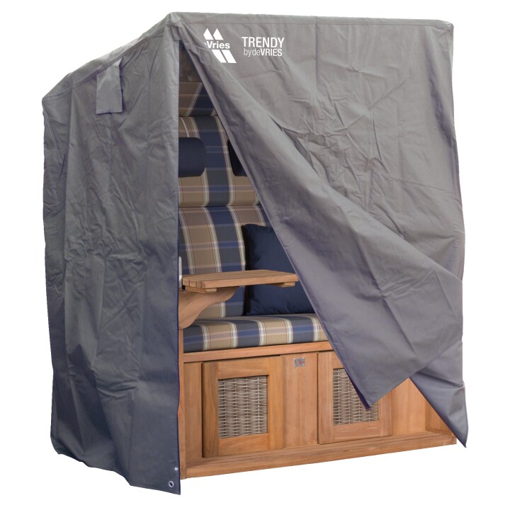 deVries Strandkorb Schutzhaube Classic - Größe XL - dunkelgrau