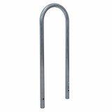 thumbnail of 2 x Fahrradanlehnbügel 115 x 41 cm Edelstahl Ø 49 mm grau