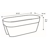 thumbnail of elho vibia campana Blumenbrücke 60cm – Balkon Blumenkasten Grün