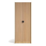 thumbnail of HERDASA, Zapatero alto en melamina NUX DUO, 175x70x24 roble dorado con puertas efecto vallado