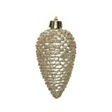 thumbnail of Christbaumschmuck Zapfen 12cm Kunststoff Weihnachtsbaumschmuck Perle