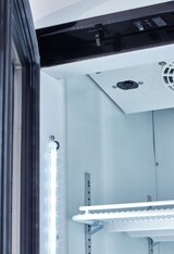 thumbnail of GastroHero Getränkekühlschrank PROFI 783 Slim mit Klapptüren schwarz