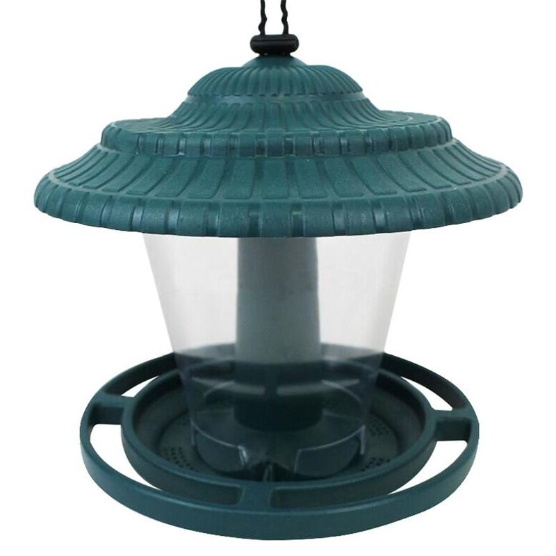 Automatischer Vogelfutterautomat hängend HxB 19x17cm 900ml von CHEFGASTRO