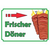 thumbnail of Frischer Döner Schild mit Pfeil rechts A1 (594x841mm)