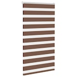 thumbnail of vidaXL Doppelrollo Braun 85x100 cm Stoffbreite 80,9 cm Polyester