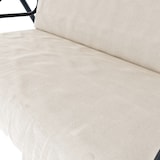 thumbnail of Dondolo 3 Posti Algarve Con Tettuccio Parasole Regolabile Cuscini Imbottiti Struttura Robusta In Acciaio Da Giardino 170 x 110 x 153 cm Beige