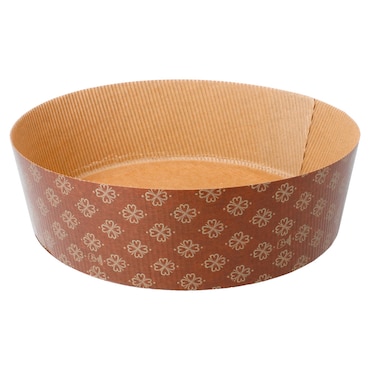 Moldes Cocción Panettone Bajos  Ø 22X7 Cm Marrón Celulosa (360 Unidades)