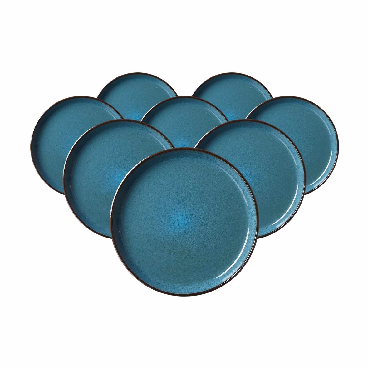 Ritzenhoff & Breker Visby Dessert-Teller ø 20,5 cm 8er Set dunkelblau