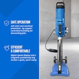 thumbnail of MSW - Kernboormachine - met statief - 3700 W - tot 1230 tpm - boordiameter max. 450 mm
