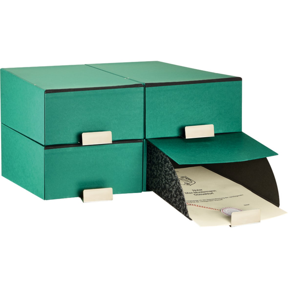 Urkundenkasten 3196008 Systemgriff grün