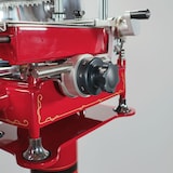 thumbnail of Berkel Volano B2 Rot, Schwungradmaschine – Wunderschöne Aufschnittmaschine + Fassholzbrett Unikat