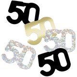 thumbnail of Partyset 50. Geburtstag Jubiläum Geburtstagsdeko Deko schwarz silber Party Dekoration Set Mann