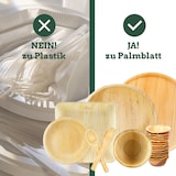 thumbnail of WISEFOOD 50 Teller - Palmblatt Teller rechteckig 12 x 16 cm