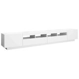 thumbnail of Mueble para TV con luces LED blanco 260x35x40 cm