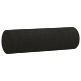 thumbnail of vidaXL 2-Sitzer-Sofa mit Zierkissen Schwarz 140 cm Stoff