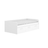 thumbnail of Dmora Letto per bambini Adamello, Lettino contenitore per cameretta, Struttura per letto singolo con 3 cassettoni, 194x97h60 cm, Bianco