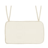 thumbnail of Gartenliege blau-weiß Fußteil Tisch Kissen Deckchair Holz Liegestuhl Sonnenliege 10-317 F T KH