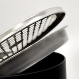 thumbnail of Danieli Store | Cenicero de pie redondo | Cenicero exterior negro con papelera | Ceniceros con tapa de rejilla y cubo de basura extraíble