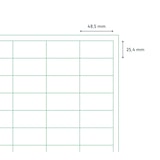 thumbnail of Universele A4 etiketten 25 vel 48,5x25,4 mm TRANSPARANT, voordeelpak: 3x 25 vel