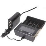 thumbnail of VC4SL QC3.0 Schnell-Ladegerät für Li-ion 3,6V bis 3,7V und NIMH 1,2V Akku, ohne Netzteil