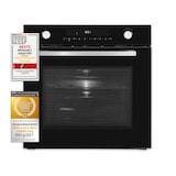 thumbnail of Exquisit Einbau-Mikrowelle EBEM 797-H-030 schwarz | Heißluft und Grill | max. 1800 W | Garraum 72 l | Schwarz-Glas Front