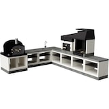 thumbnail of MF - Buitenkeuken Kitaway Otte Barbecue + Houtoven - 168 x 63 x 206 cm