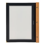 thumbnail of Securit® Menú A4 "Wood" - Negro - 4 vistas