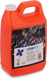 thumbnail of Relaxdays Seifenblasen Nachfüllkanister, 2 Liter Seifenblasenflüssigkeit, Seifenlauge für Seifenblasenmaschine, orange
