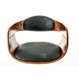 thumbnail of Lot de 2 tabourets de bar Kingstone similicuir Noyer / Noir