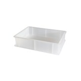 thumbnail of 2 Cassette impilabili per lievitazione pane e pizza, polietilene, 30x40x10, bianco
