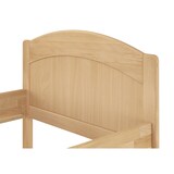 thumbnail of Hohes Massivholzbett in Überlänge 100x220 Buche natur Zubehör wählbar V-60.75-10-220 Rollrost inkl.